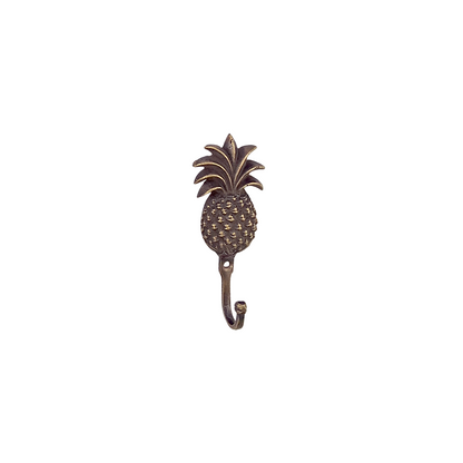 Pineapple Wall Hook - Antique Brass