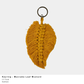 Keyring Macrame Leaf (more colour options available)