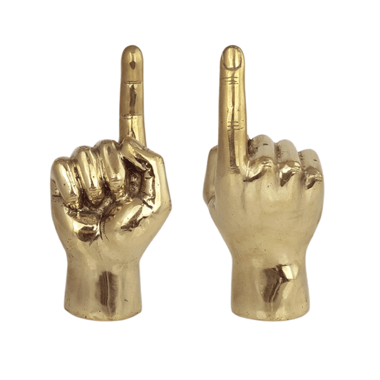 Brass Hand - Pointing Up