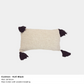 Cushion - Kofi Tassel Black