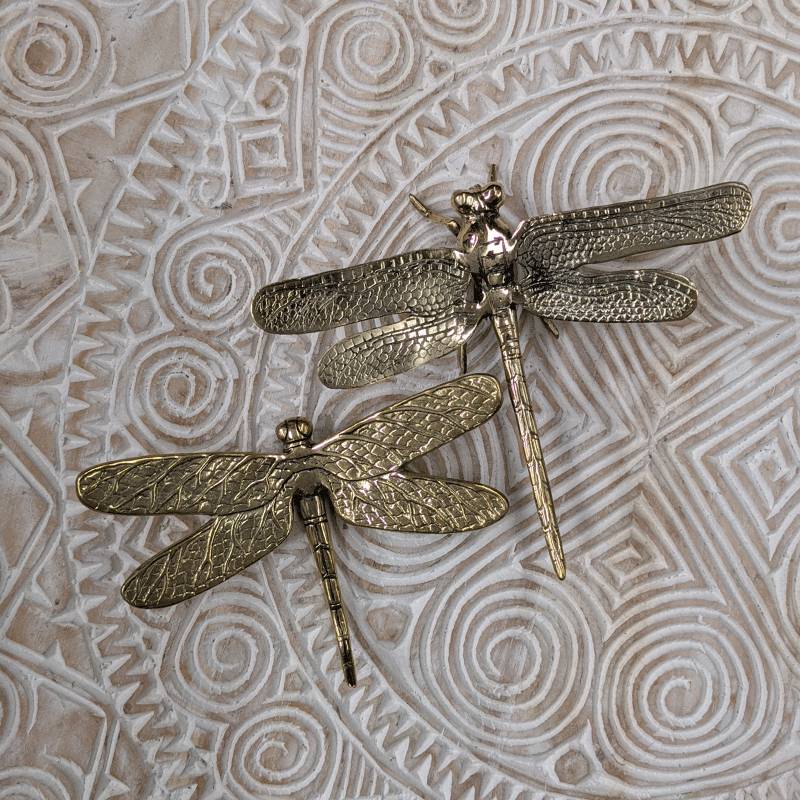 Brass Dragonfly Gold