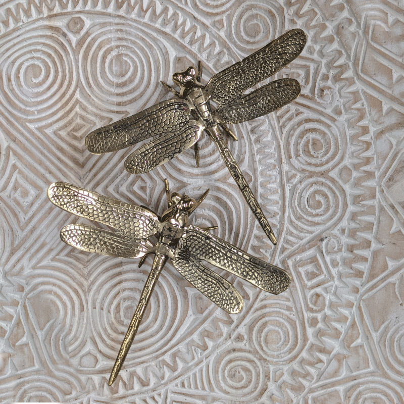 Brass Dragonfly Gold