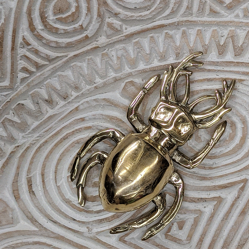 Brass Scarab Beetle